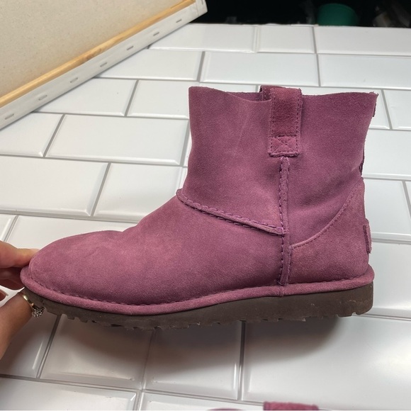 UGG Unlined Classic Mini PURPLE Treadlite BOOTS - Picture 5 of 14